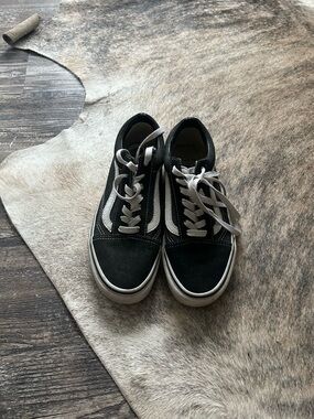 Vans Black and White Old Skool Sneakers